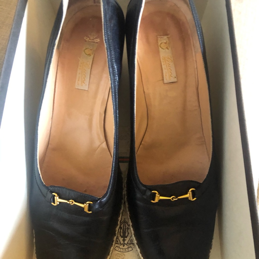 Vintage Gucci wedges
